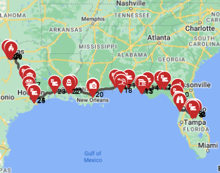 Delightful Motorhome Trip from Orlando to Dallas
